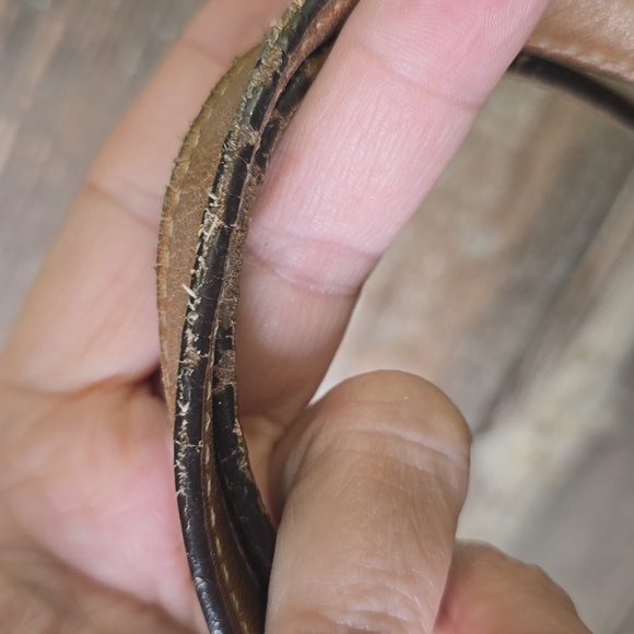 Coach Light Brown Leather Gallery Tote, Vintage - Picture 11 of 15